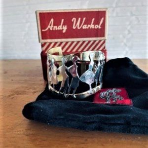 Robert Lee Morris Tribute to Andy Warhol Bracelet